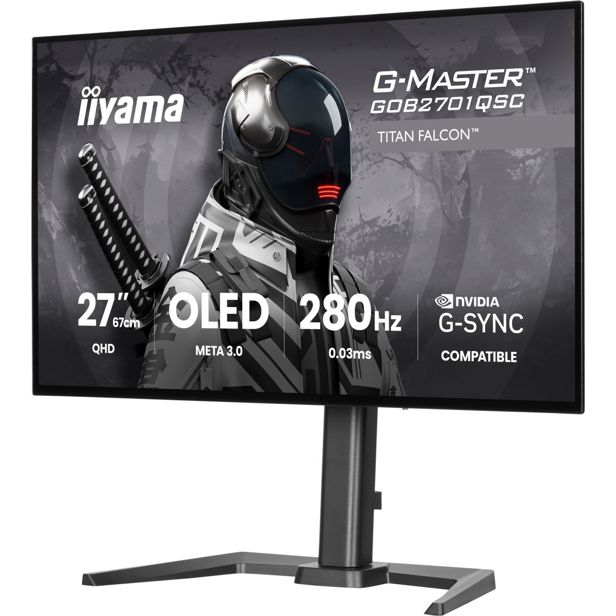 Écran iiyama 27" G-Master GOB2701QSC-B1 - photo 2