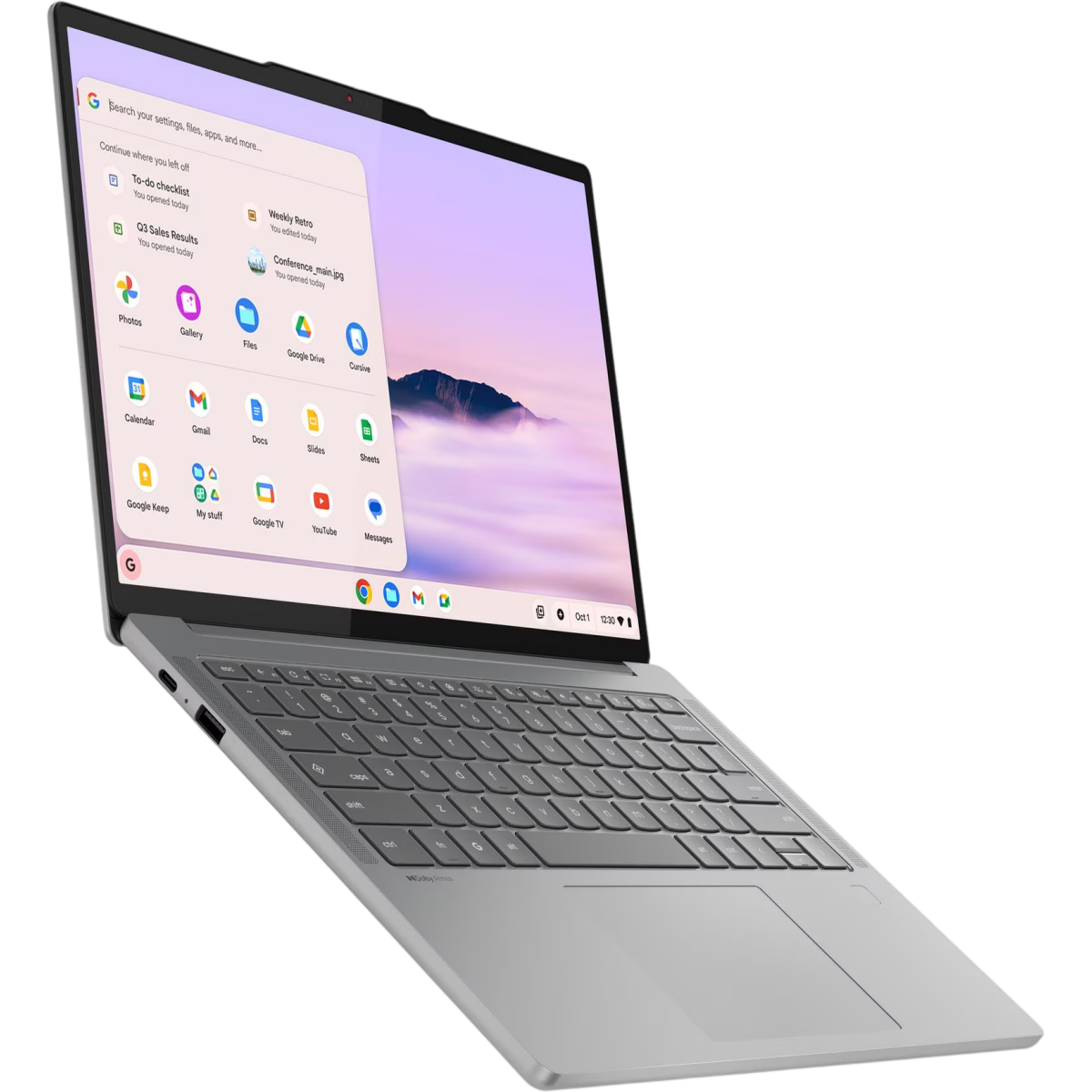 Ordinateur portable Lenovo Chrome 14M9610 Luna Grey (83MW000GFR) - photo 2