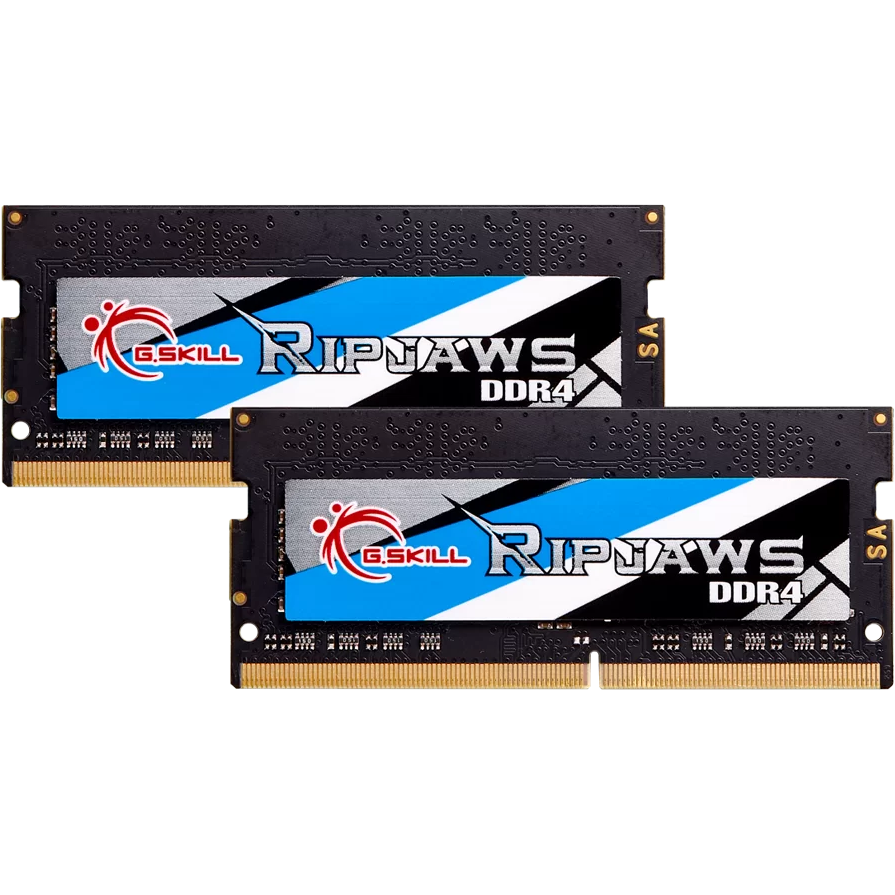 Mémoire vive 16GB DDR4 2400MHz G.Skill Ripjaws SO-DIMM (F4-2400C16D-16GRS) (2x8GB KIT)