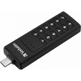 USB Flash Drive 128GB Verbatim Keypad Secure Black (49432)