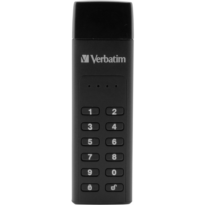 USB Flash Drive 32GB Verbatim Keypad Secure Black (49427) - photo 2