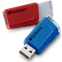 USB Flash Drive 32GB Verbatim Store 'n' Click Red/Blue (49308) (2 Pcs)
