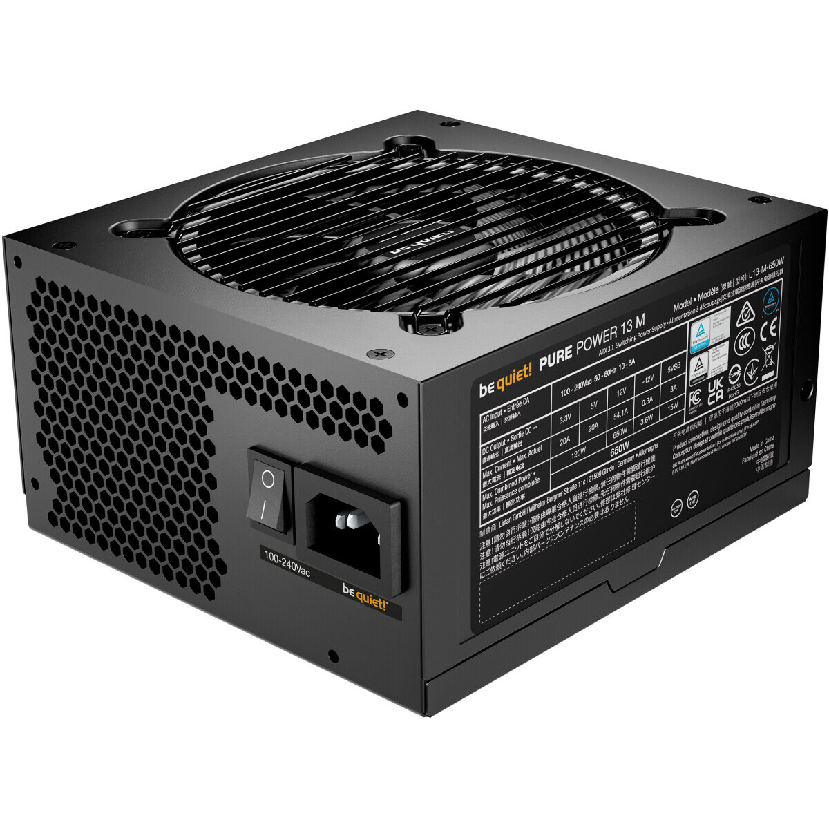 Alimentation électrique 650W Be Quiet Pure Power 13 M - BP025EU - photo 2