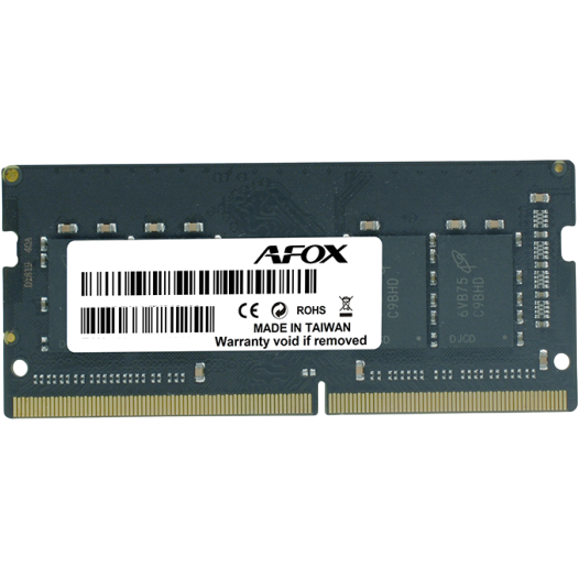 Mémoire vive 8GB DDR4 2133MHz AFOX SO-DIMM (AFSD48VH1P/AFSD48VS1P)