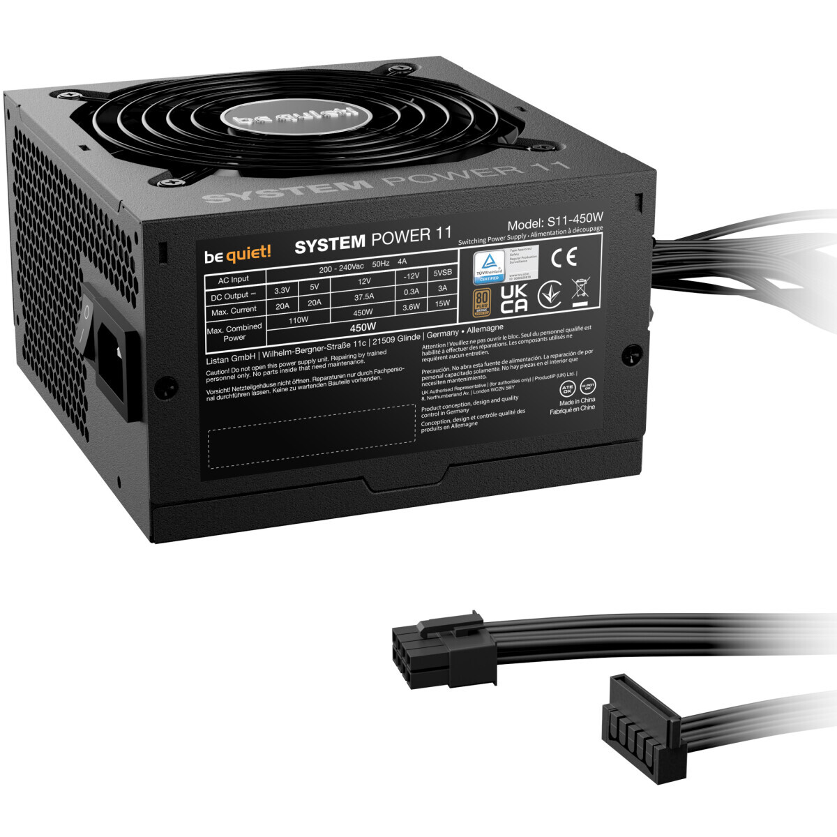 Bloc d'alimentation 450W Be Quiet System Power 11 - BP009EU - photo 2