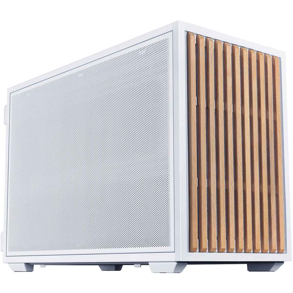 Boîtier Lian Li B4-mATX Wood White - G99.B4W-WD.00