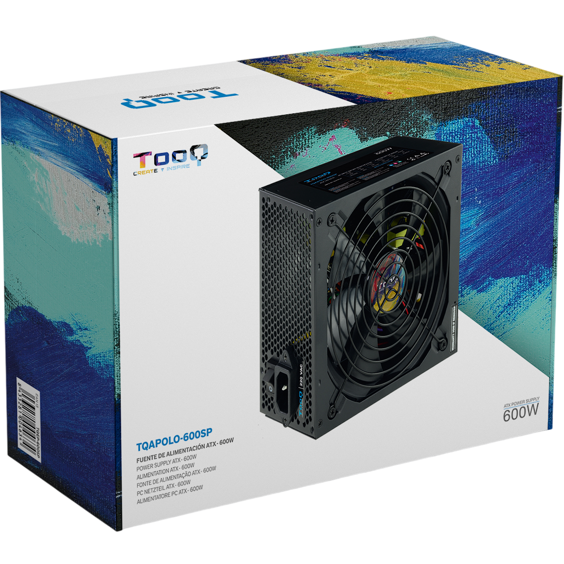Alimentation électrique 600W TooQ Apolo (TQAPOLO-600SP) - photo 3