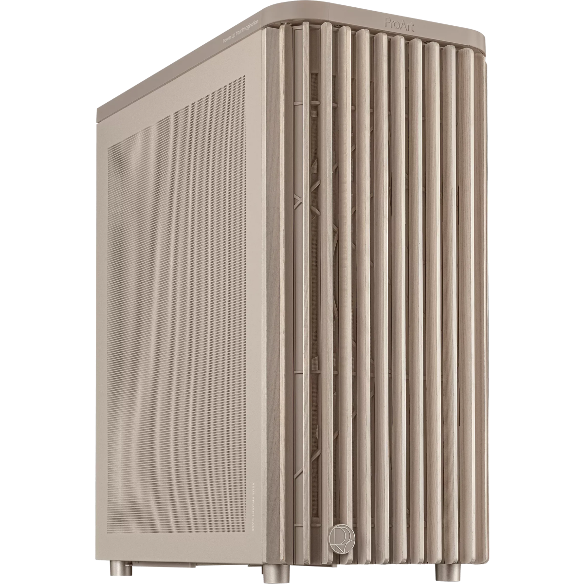 Boîtier ASUS ProArt PA401 Wood Edition Mesh Panel Beige - 90DC00M7-B39000