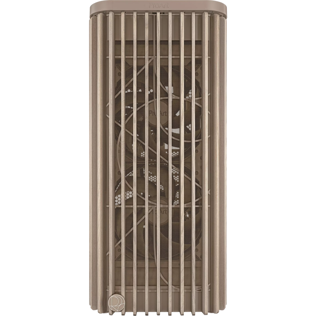 Boîtier ASUS ProArt PA401 Wood Edition Mesh Panel Beige - 90DC00M7-B39000 - photo 2