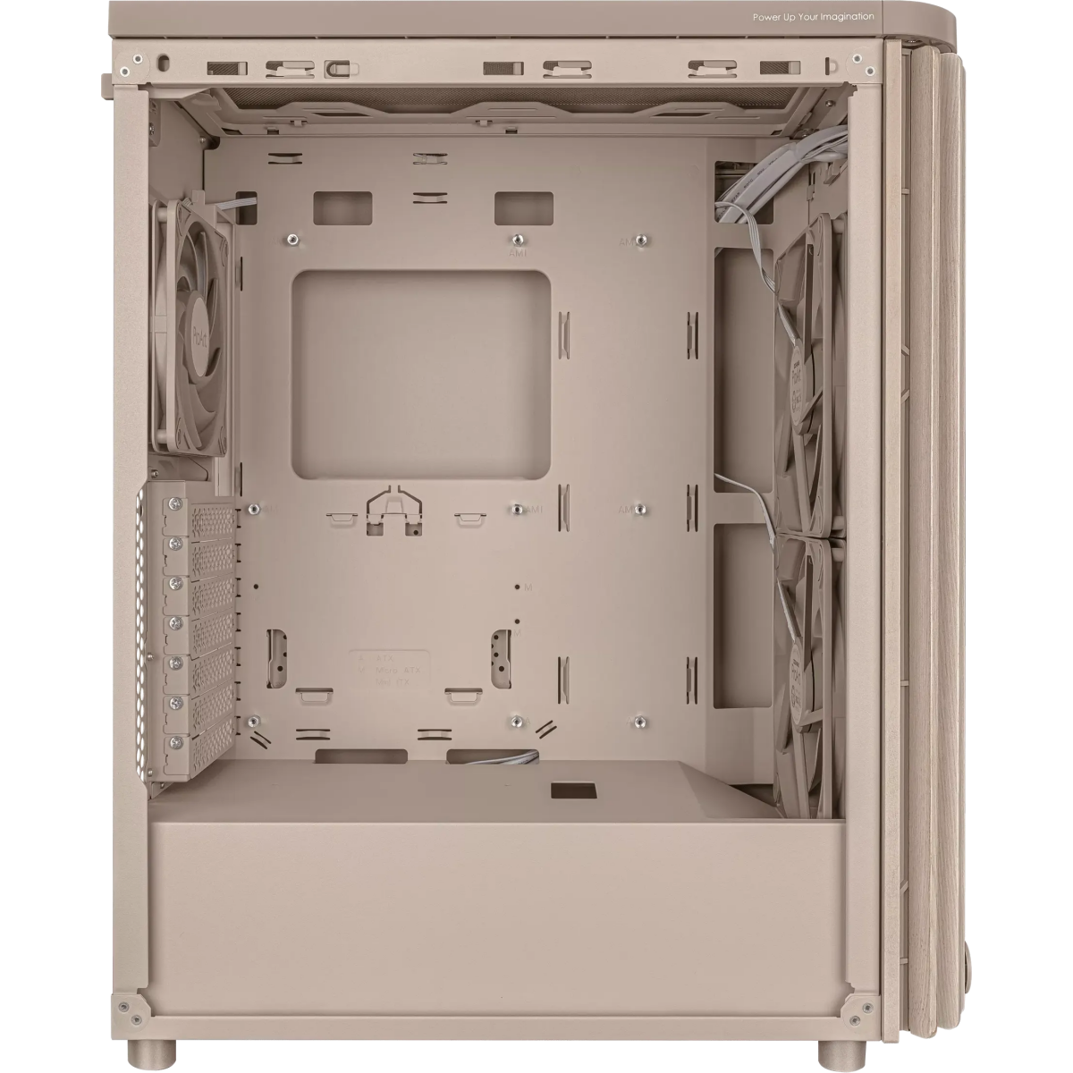 Boîtier ASUS ProArt PA401 Wood Edition Mesh Panel Beige - 90DC00M7-B39000 - photo 6