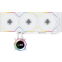 Système de refroidissement liquide Lian Li HydroShift II LCD-C 360TL Flex White - G89.GHS2LCD36TFW.00