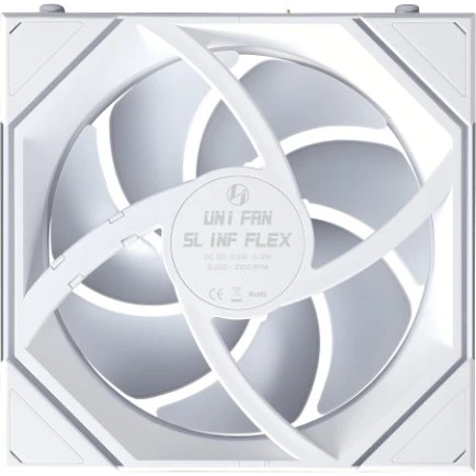 Ventilateur pour boîtier Lian Li UNI Fan SL Infinity Flex Reverse 120 White - G9F.12RSLIN1F1W.00 - photo 5