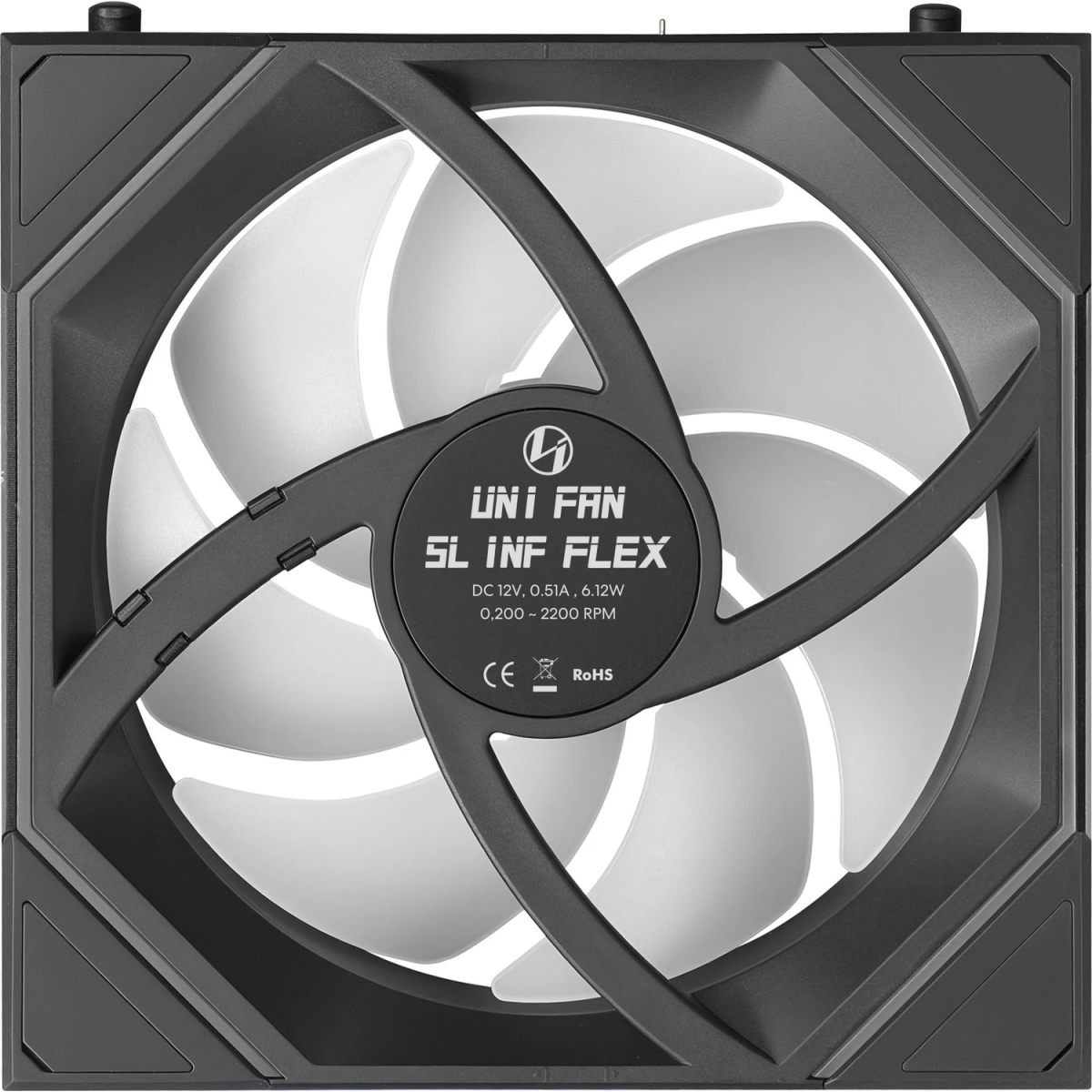 Ventilateur pour boîtier Lian Li UNI Fan SL Infinity Flex Reverse 120 Black (3 pcs) - G9F.12RSLIN1F3B.00 - photo 5