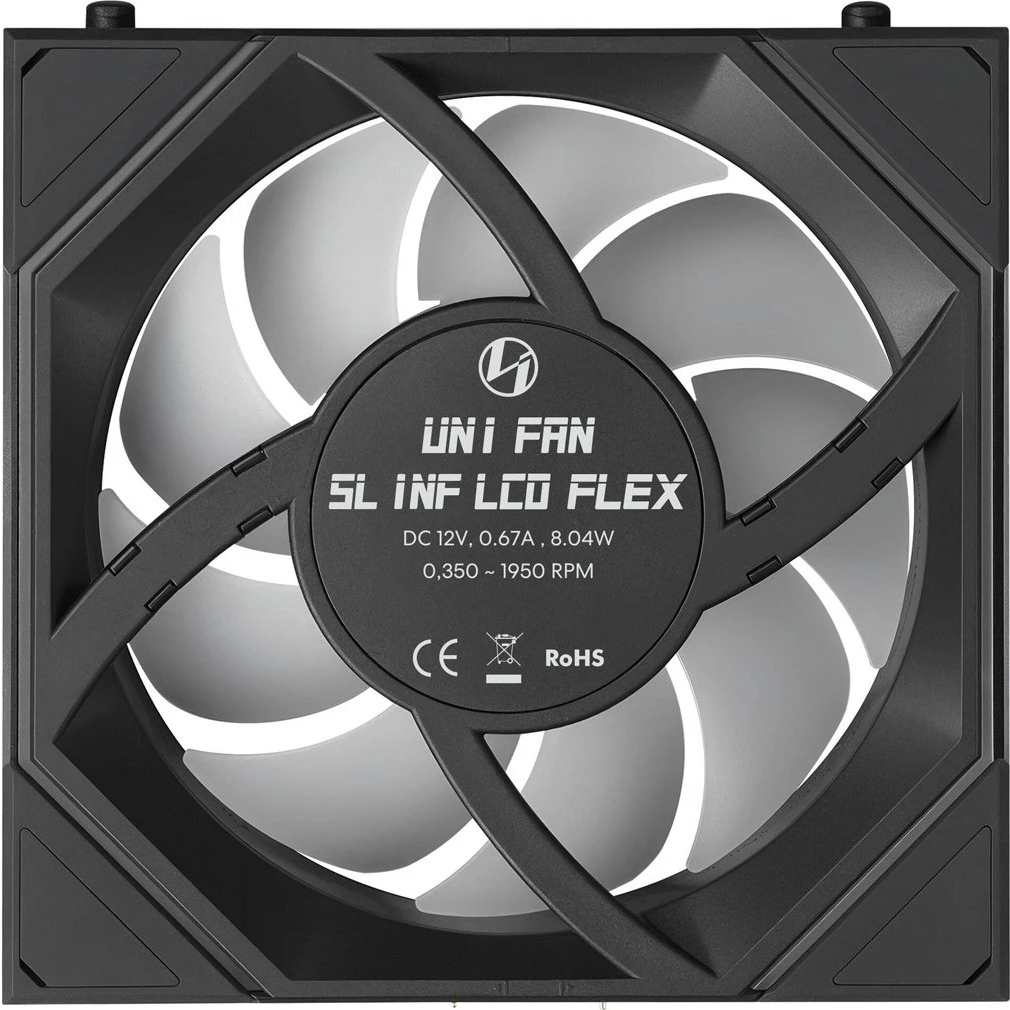 Ventilateur pour boîtier Lian Li UNI Fan SL Infinity LCD Flex 120 Black - G9F.12SLIND1F1B.00 - photo 5