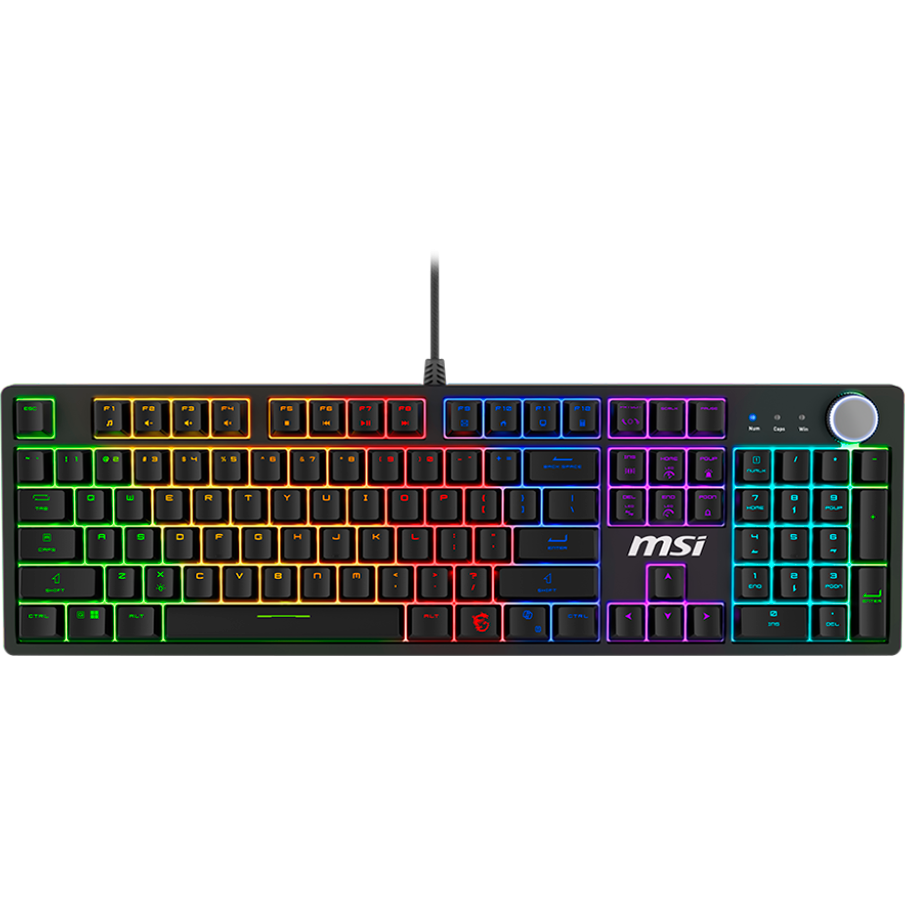 Clavier MSI FORGE GK320 Black - FORGE GK320 RED FR