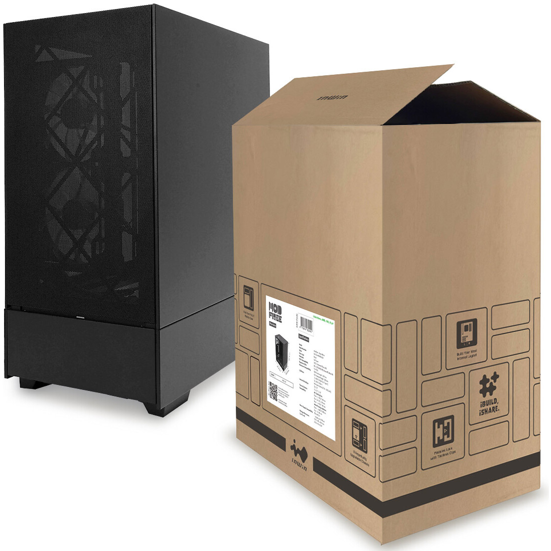 Boîtier InWin Modfree Base Black - IW-CS-MFBASE-BLK - photo 6