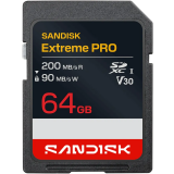 Carte mémoire 64GB SD SanDisk Extreme Pro (SDSDXXU-064G-GSCIN)