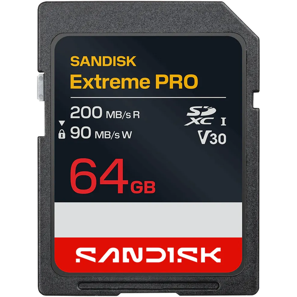 Carte mémoire 64GB SD SanDisk Extreme Pro (SDSDXXU-064G-GSCIN)