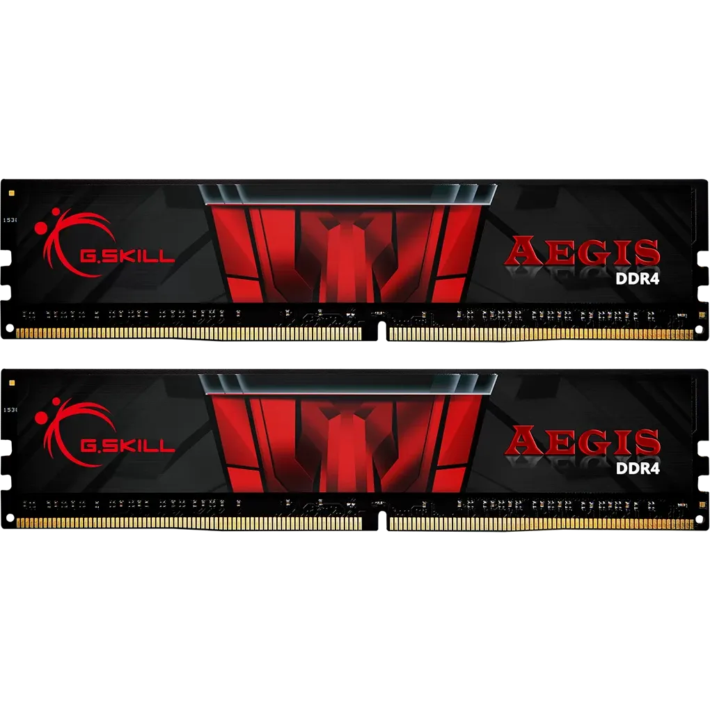 Mémoire vive 16GB DDR4 2666MHz G.Skill Aegis (F4-2666C19D-16GIS) (2x8GB KIT)