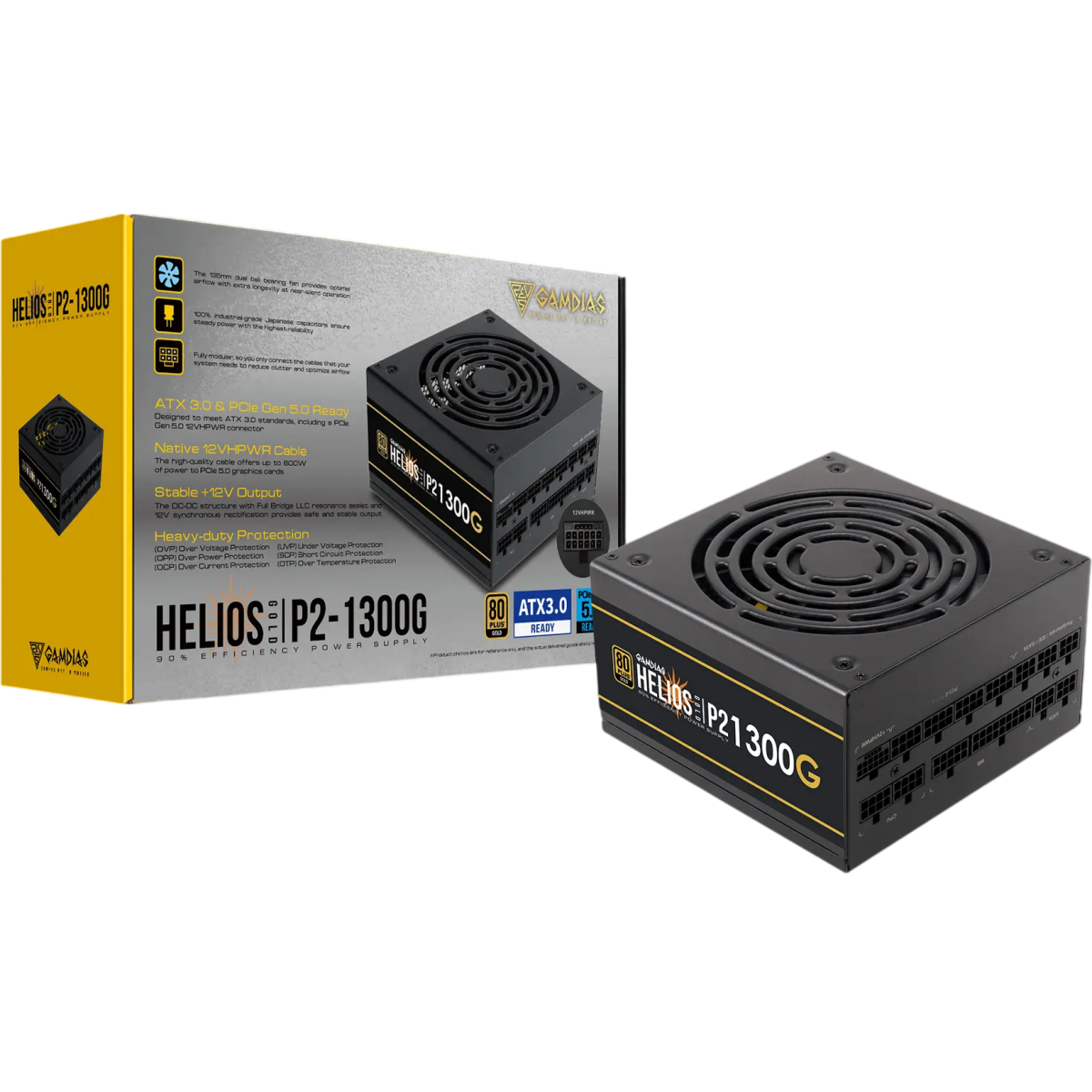 Alimentation électrique 1300W GAMDIAS HELIOS P2-1300G - photo 10