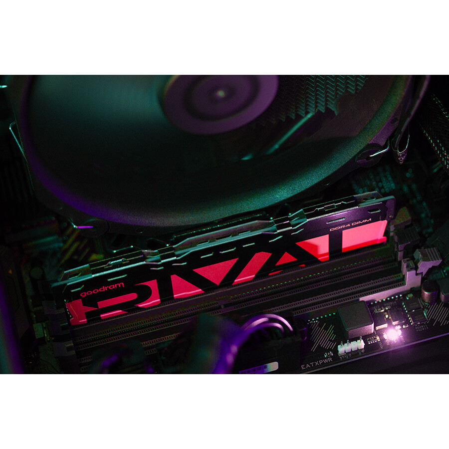 Mémoire vive 8GB DDR4 3200MHz GOODRAM RIVAL RADIANT RED (GGRRD4-32L16SA/8G) - photo 5