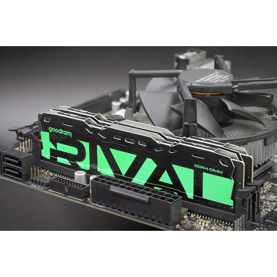 Mémoire vive 16GB DDR4 3200MHz GOODRAM RIVAL RADIANT GREEN (GGRGD4-32L16SA/16GDC) (2x8GB KIT) - photo 6