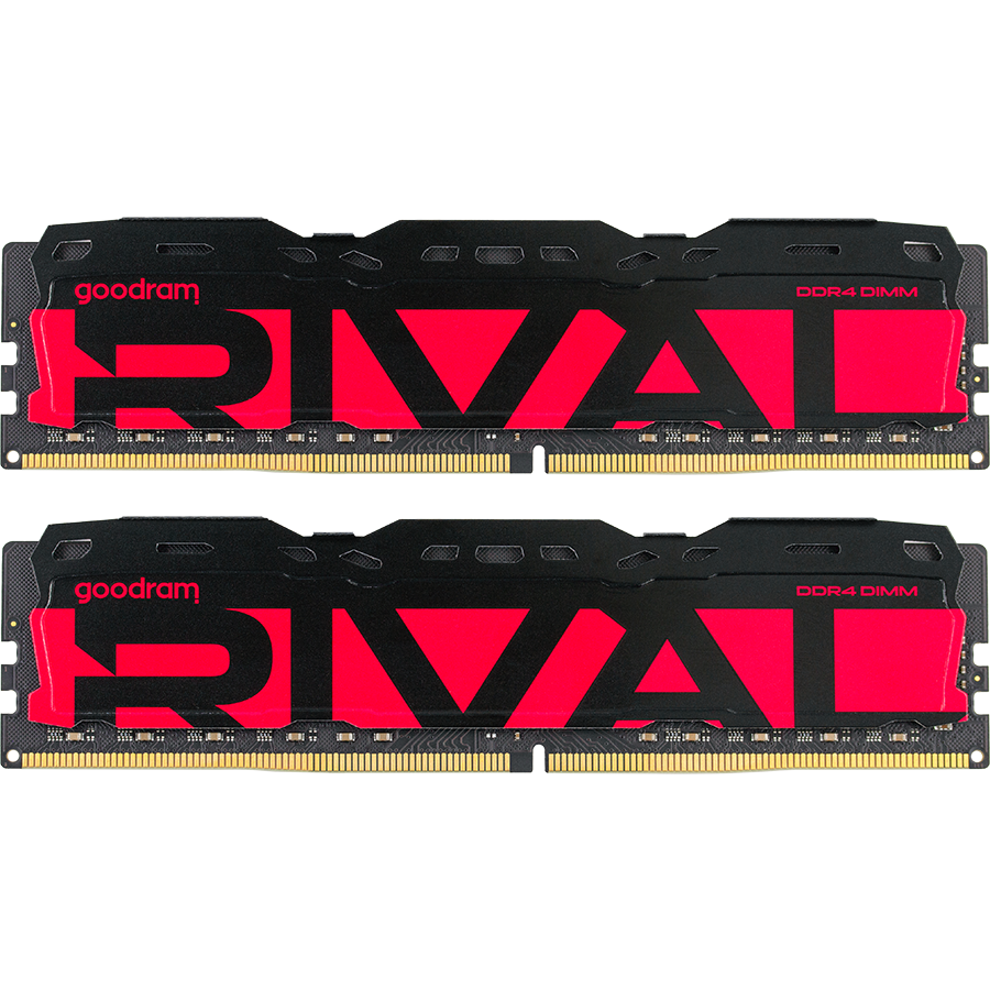 Mémoire vive 64GB DDR4 3200MHz GOODRAM RIVAL RADIANT RED (GGRRD4-32L18/64GDC) (2x32GB KIT)
