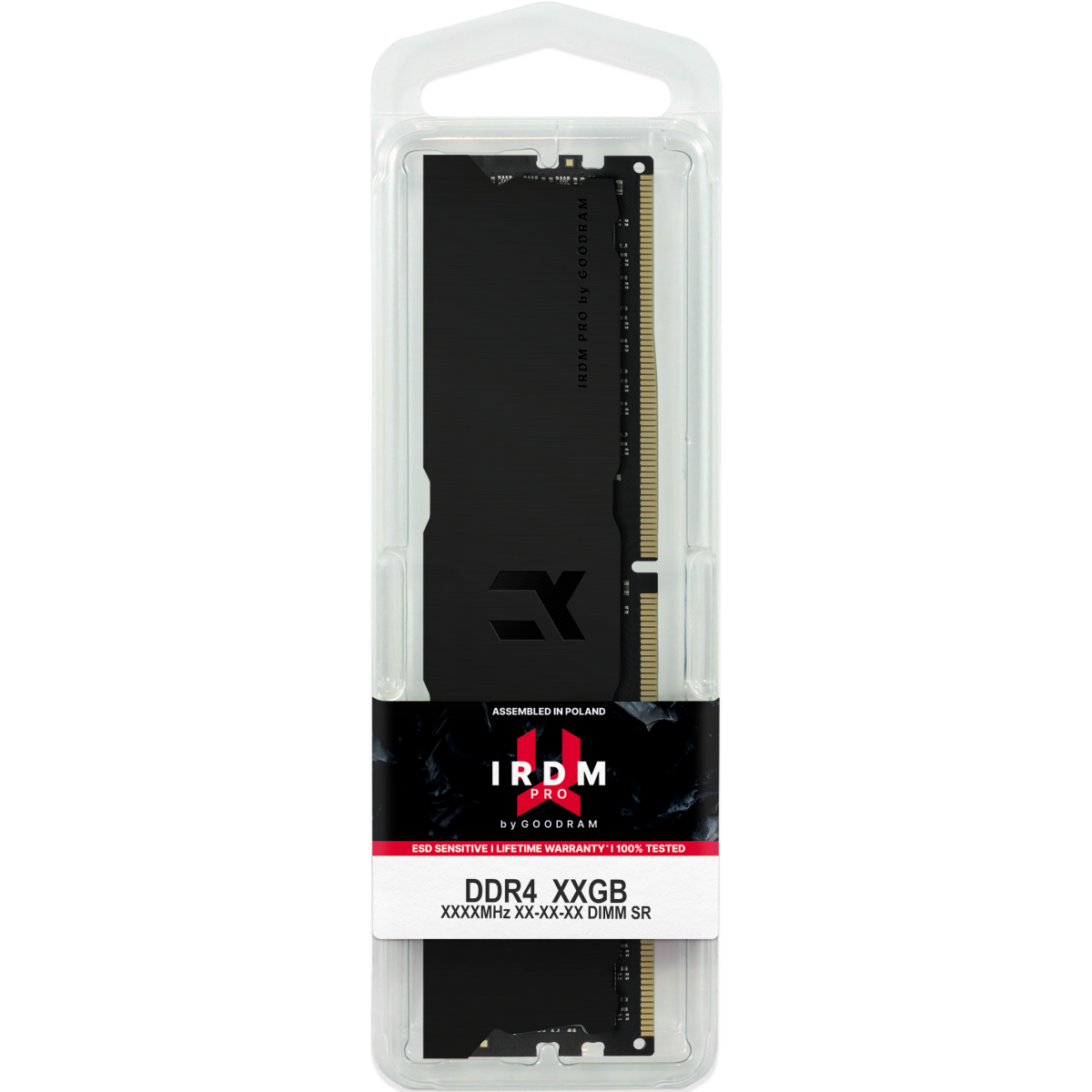 Mémoire vive 64GB DDR4 3600MHz GOODRAM IRDM PRO DEEP BLACK (IRP-K3600D4V64L18/64GDC) (2x32GB KIT) - photo 3