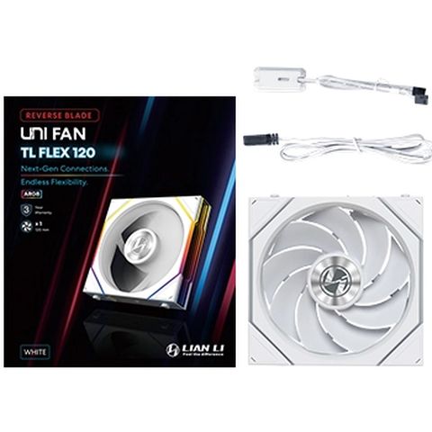Ventilateur pour boîtier Lian Li UNI Fan TL Flex Reverse 120 White - G9F.12RTL1F1W.00 - photo 6
