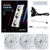 Ventilateur pour boîtier Lian Li UNI Fan TL Flex Reverse 120 White (3 pcs) (G9F.12RTL1F3W.00)