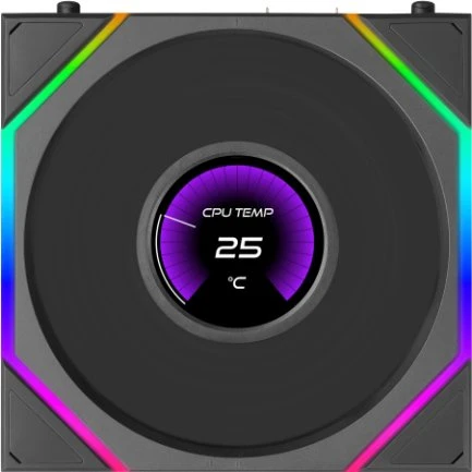 Ventilateur pour boîtier Lian Li UNI Fan TL LCD Flex 120 Black - G9F.12TLLCD1F1B.00