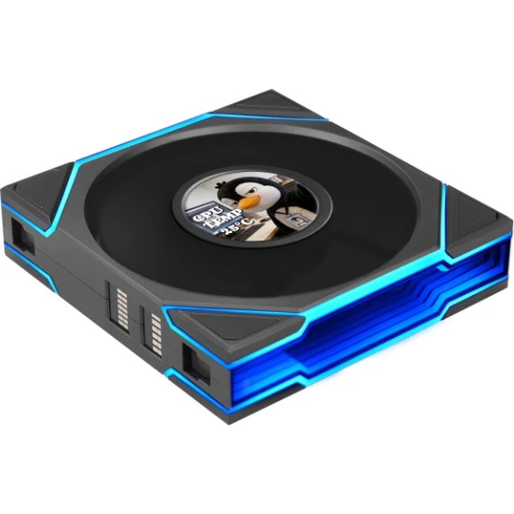 Ventilateur pour boîtier Lian Li UNI Fan TL LCD Flex Reverse 120 Black - G9F.12RTLLCD1F1B.00 - photo 2