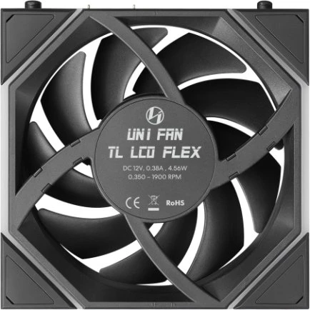 Ventilateur pour boîtier Lian Li UNI Fan TL LCD Flex Reverse 120 Black (3 pcs) - G9F.12RTLLCD1F3B.00 - photo 7
