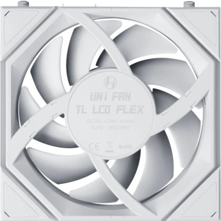 Ventilateur pour boîtier Lian Li UNI Fan TL LCD Flex Reverse 120 White (3 pcs) - G9F.12RTLLCD1F3W.00 - photo 9