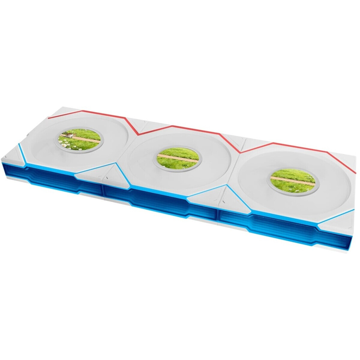 Ventilateur pour boîtier Lian Li UNI Fan TL LCD Flex Reverse 120 White (3 pcs) - G9F.12RTLLCD1F3W.00 - photo 3