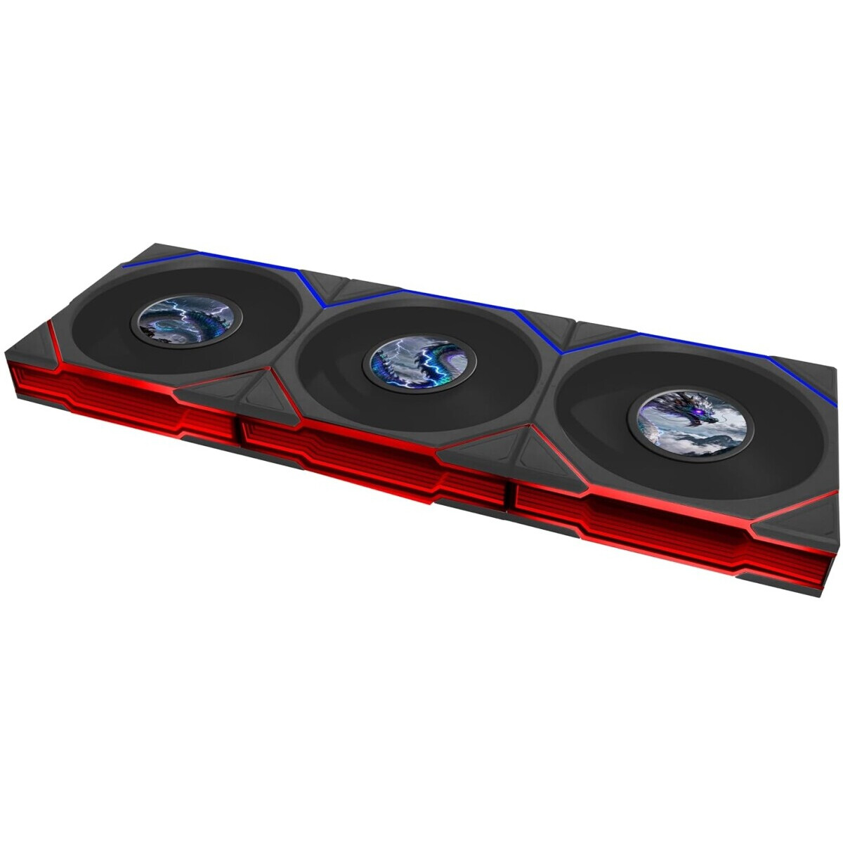 Ventilateur pour boîtier Lian Li UNI Fan TL LCD Flex Reverse 120 Black (3 pcs) - G9F.12RTLLCD1F3B.00