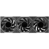 Ventilateur pour boîtier Lian Li UNI Fan TL LCD Flex Reverse 120 Black (3 pcs) (G9F.12RTLLCD1F3B.00)