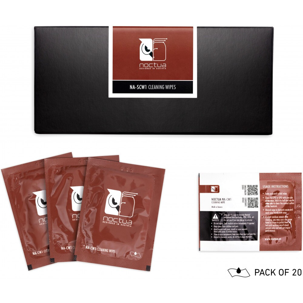 Салфетки для снятия термопасты Noctua NA-SCW1 - photo 3