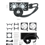 Système de refroidissement liquide InWin BR24 Black (IW-LC-BR24)