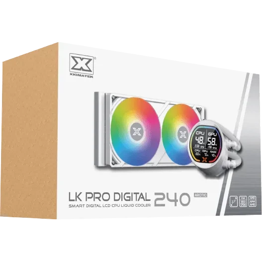 Système de refroidissement liquide Xigmatek LK Pro 240 Digital White - 4711409545936 - photo 8