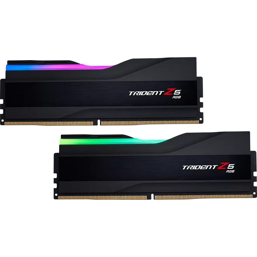 Mémoire vive 32GB DDR5 6000MHz G.Skill Trident Z5 RGB (F5-6000J3040F16GX2-TZ5RK) (2x16GB KIT)