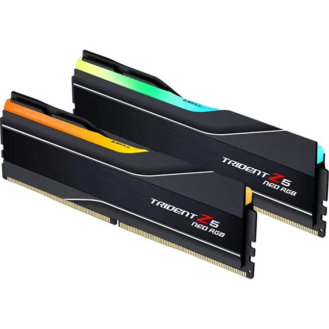 Mémoire vive 32GB DDR5 6000MHz G.Skill Trident Z5 Neo RGB (F5-6000J3038F16GX2-TZ5NR) (2x16GB KIT) - photo 2
