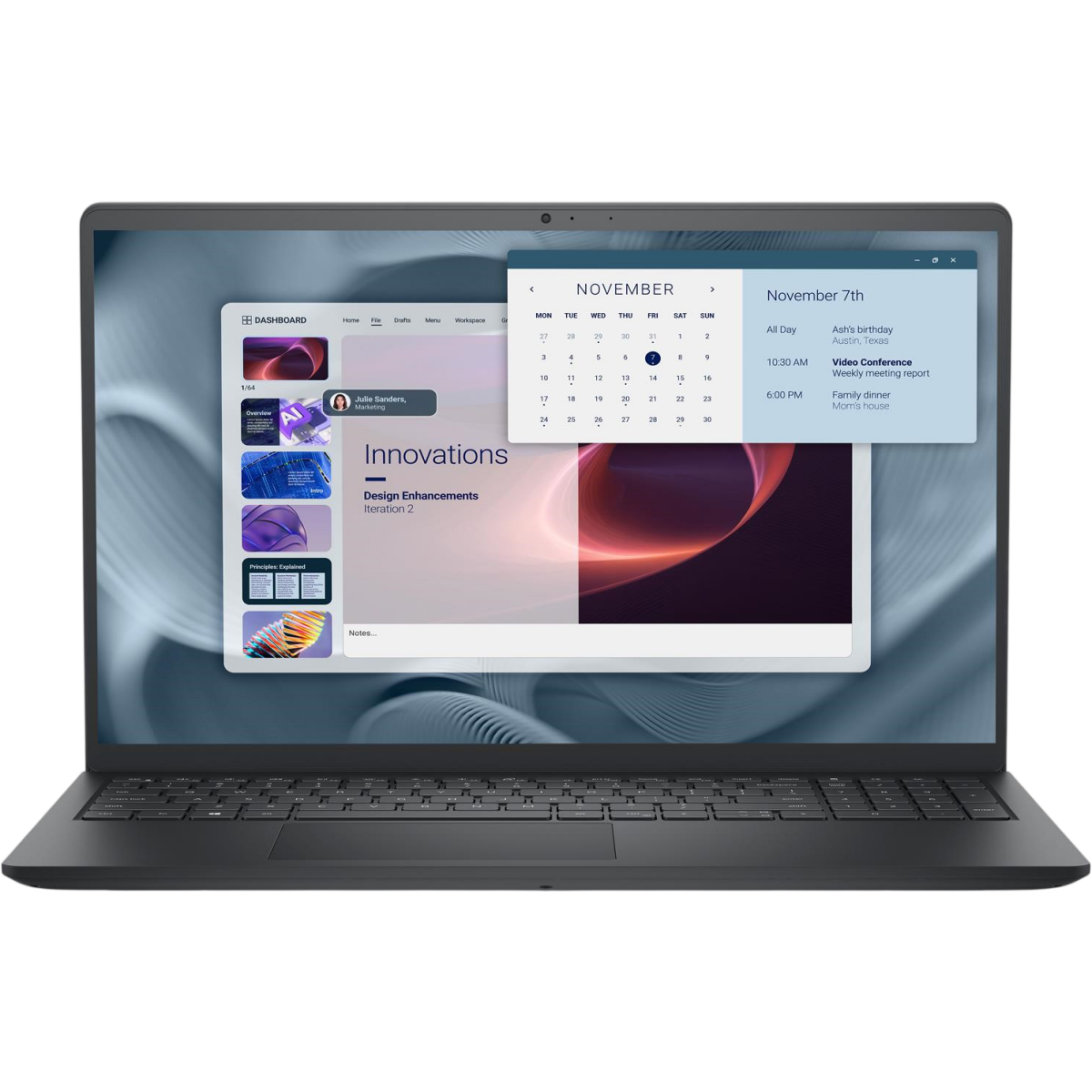 Ordinateur portable Dell Pro 15 Essential Carbon Black (PV15250) (CVJDM)