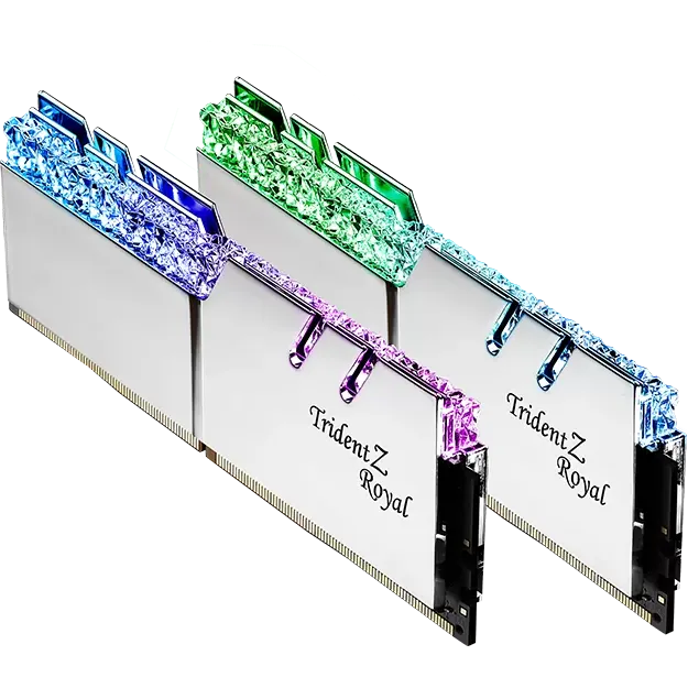 Mémoire vive 32GB DDR4 3200MHz G.Skill Trident Z Royal (F4-3200C16D-32GTRS) (2x16GB KIT) - photo 2