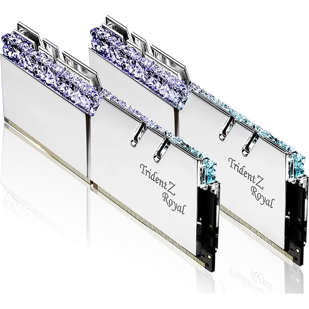 Mémoire vive 32GB DDR4 3200MHz G.Skill Trident Z Royal (F4-3200C16D-32GTRS) (2x16GB KIT) - photo 3