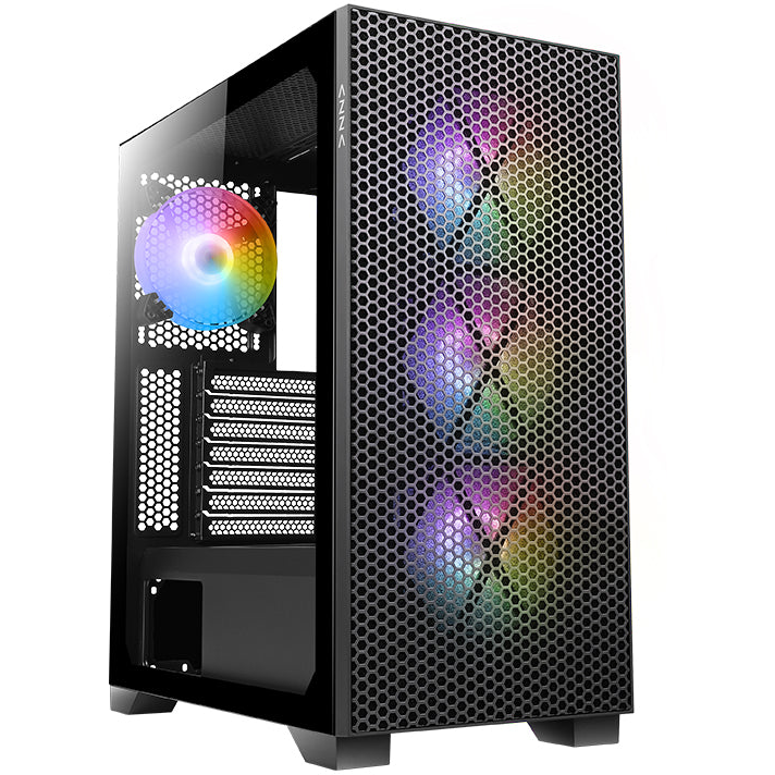 Boîtier AZZA Hive M Black - CSAZ-450M