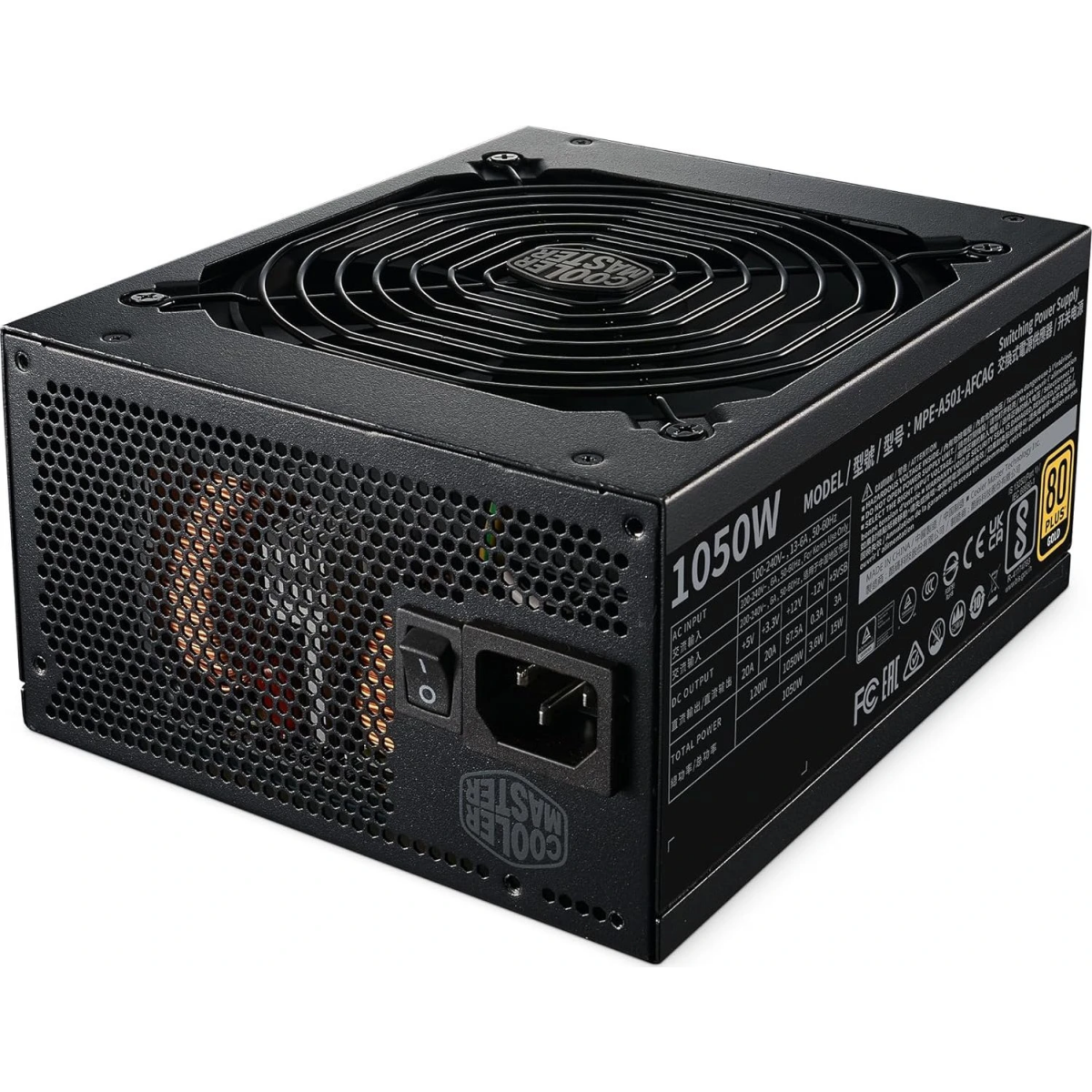 Alimentation électrique 1050W Cooler Master MWE Gold V2 ATX3.1 (MPE-A501-AFCAG-3EEU) - photo 3