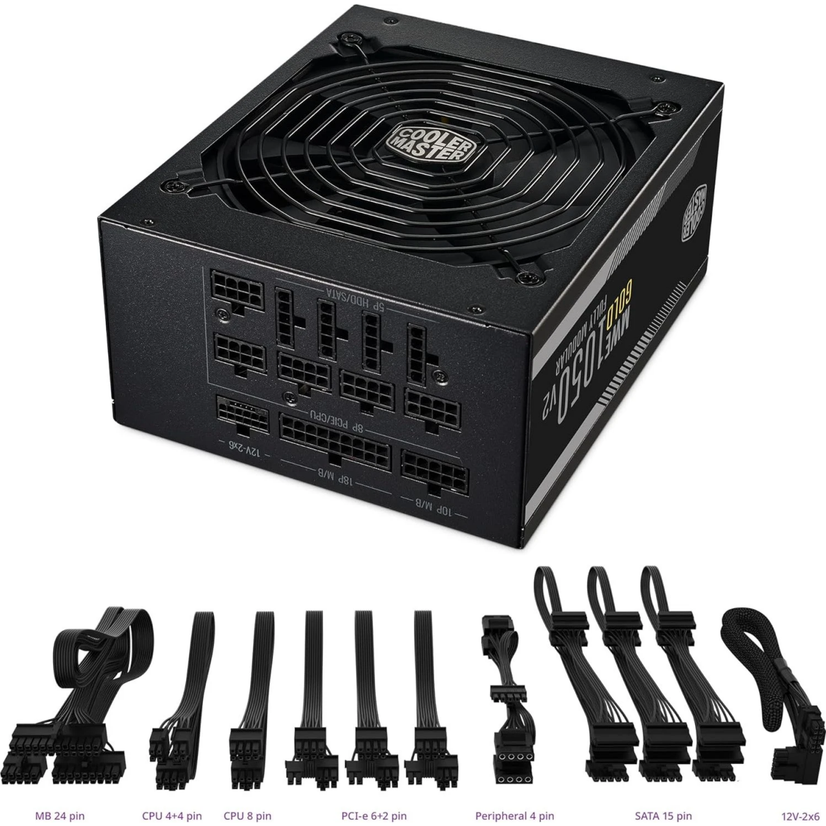 Alimentation électrique 1050W Cooler Master MWE Gold V2 ATX3.1 (MPE-A501-AFCAG-3EEU) - photo 4