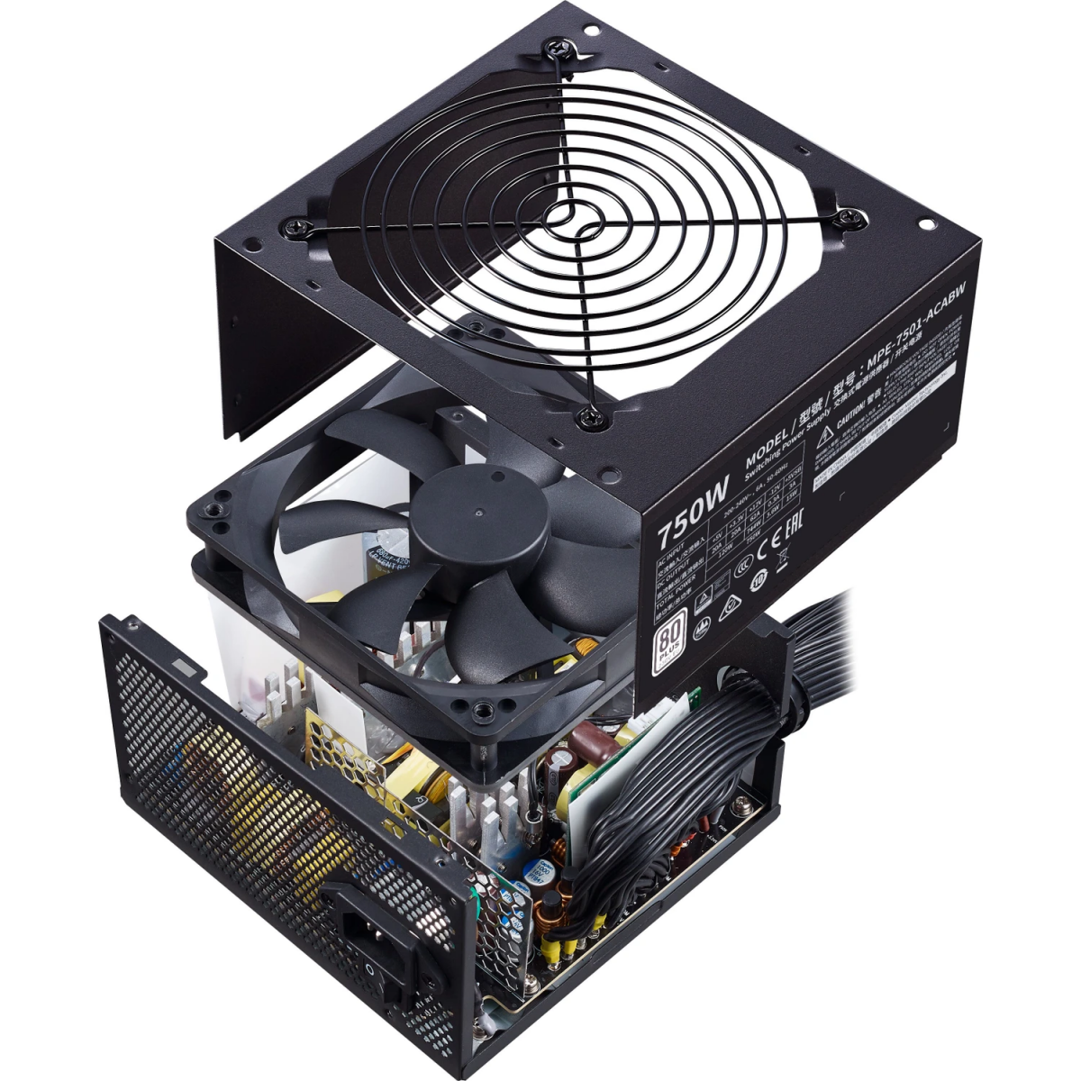 Alimentation électrique 750W Cooler Master MWE Bronze V2 (MPE-7501-ACABW-BEU) - photo 10
