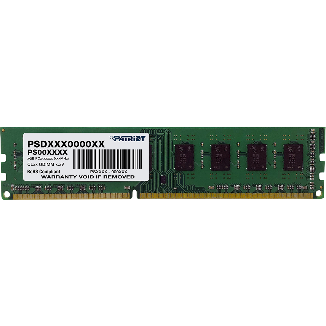Mémoire vive 8GB DDR-III 1333MHz Patriot Signature (PSD38G13332) - photo 2